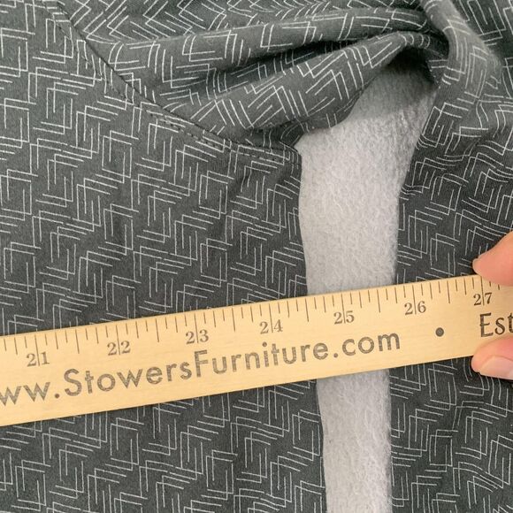 Awearness Kenneth Cole Polo Shirt Mens 2XL Gray Slim Fit Long Sleeve Geometric - Picture 10 of 16